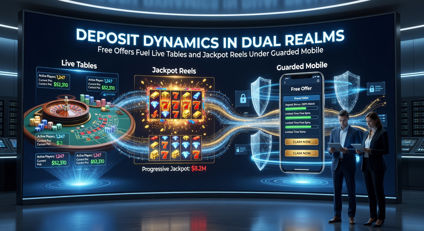 Vibrant jackpot slot reels spinning under the influence of free spin bonuses, secured by mobile payment interfaces and guardrails
