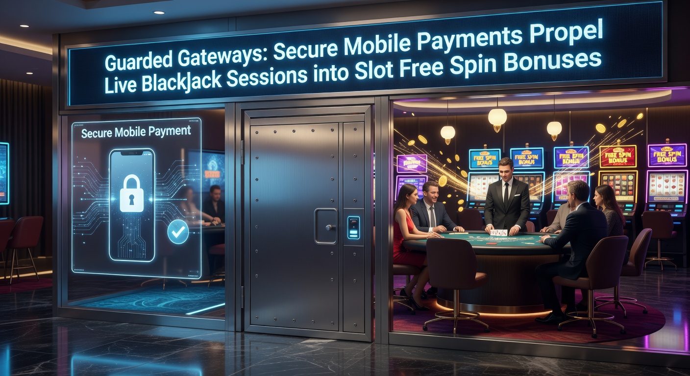 Close-up of a smartphone screen displaying a secure payment confirmation transitioning from blackjack chips to slot free spin activation, with responsibility tools like timers visible in the interface